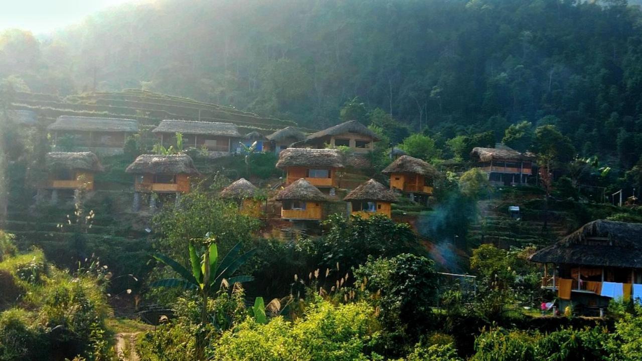 Hoang Su Phi Bungalow Bagian luar foto