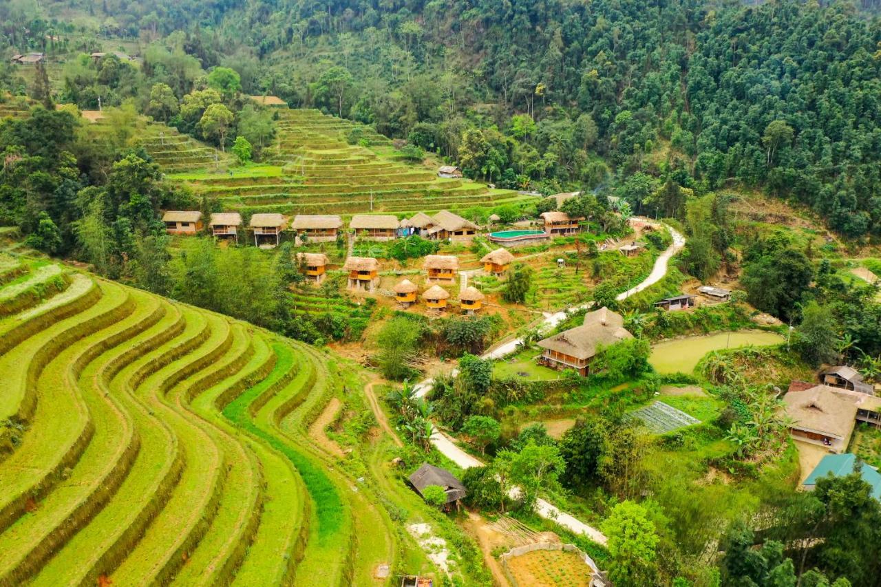 Hoang Su Phi Bungalow Bagian luar foto