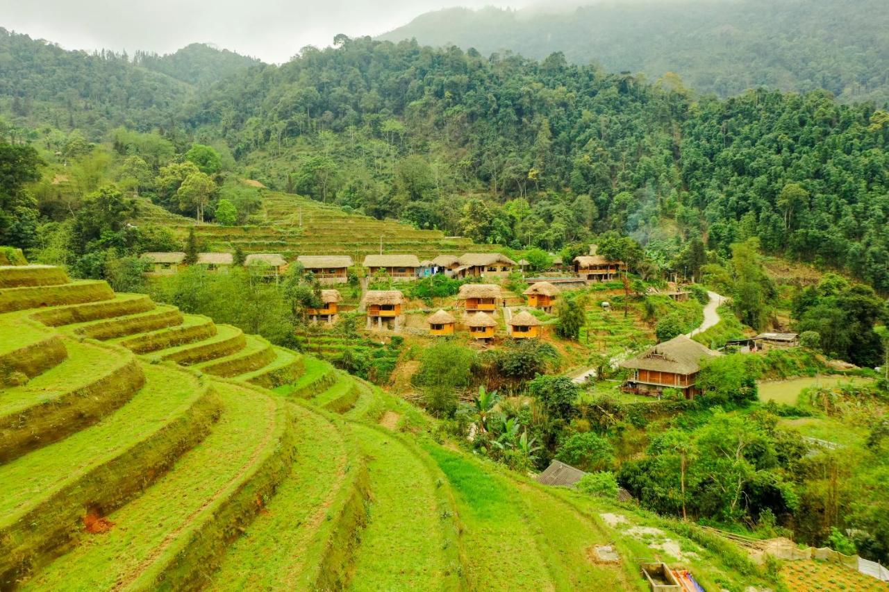 Hoang Su Phi Bungalow Bagian luar foto