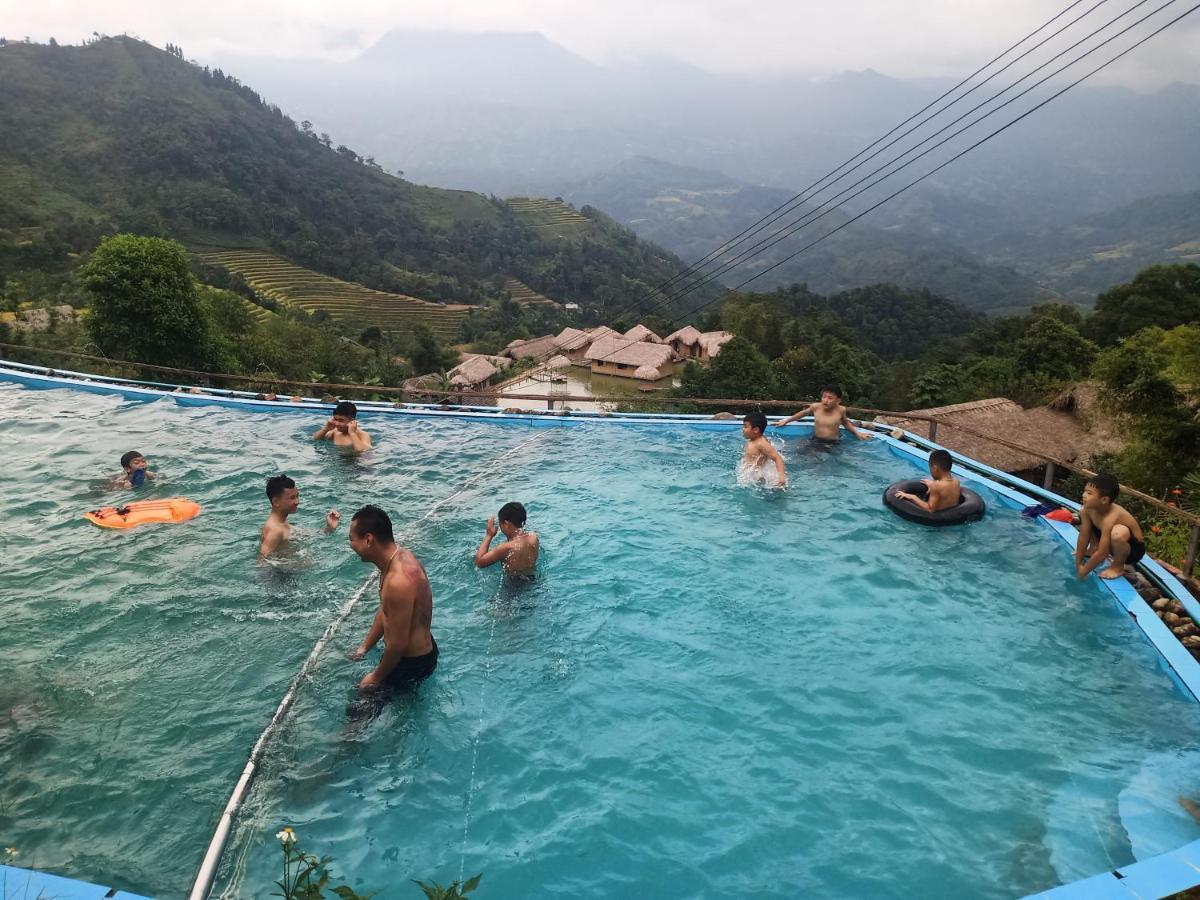 Hoang Su Phi Bungalow Bagian luar foto