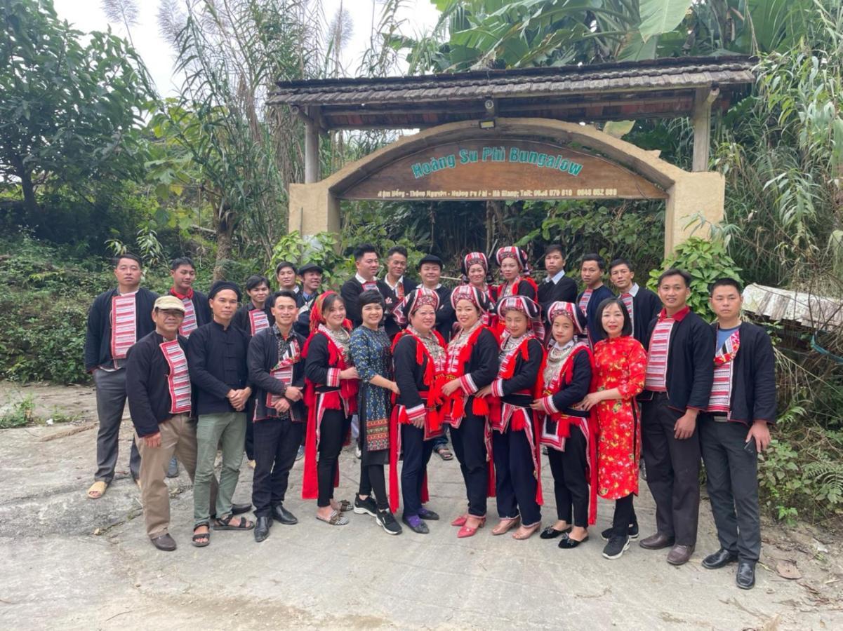 Hoang Su Phi Bungalow Bagian luar foto