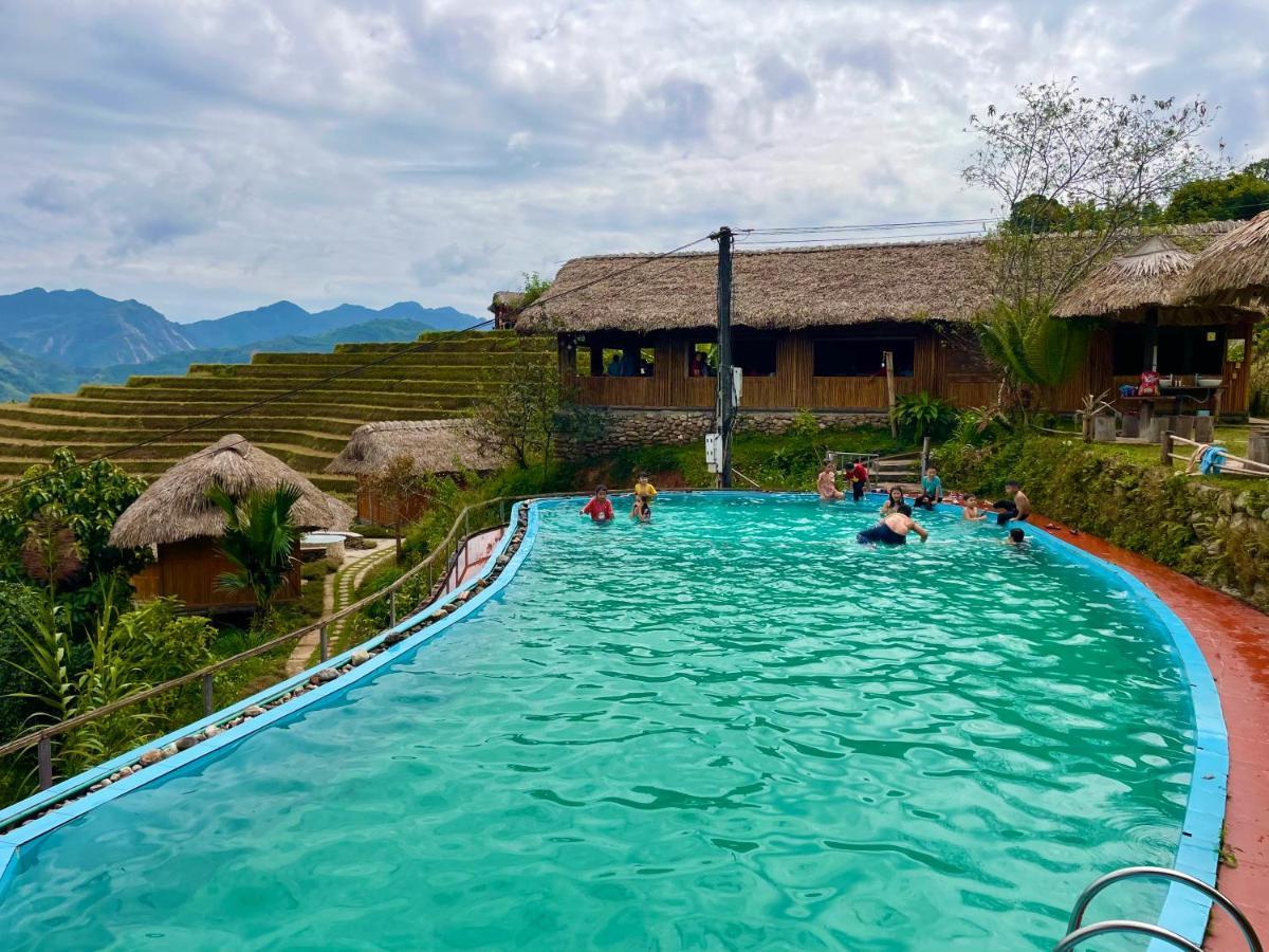 Hoang Su Phi Bungalow Bagian luar foto